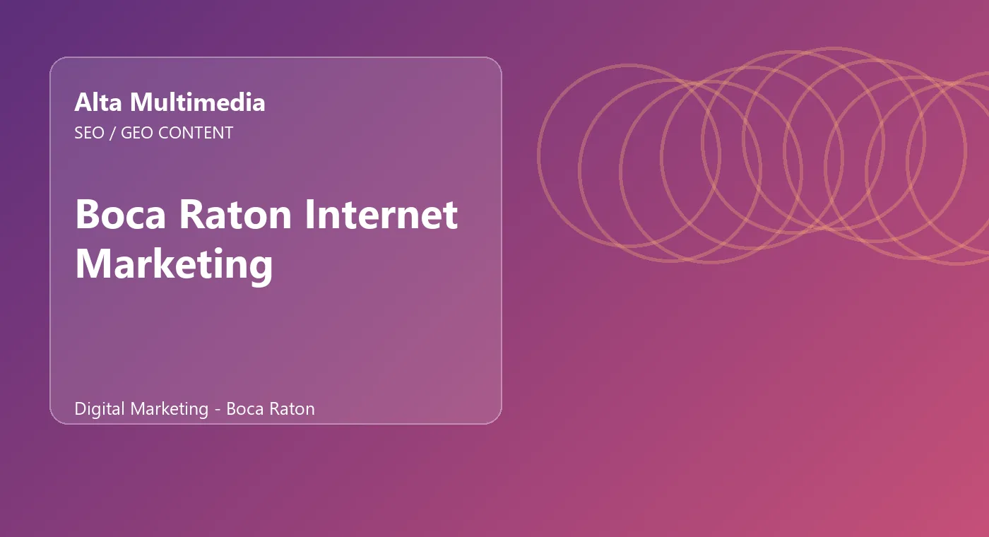 Boca Raton Internet Marketing