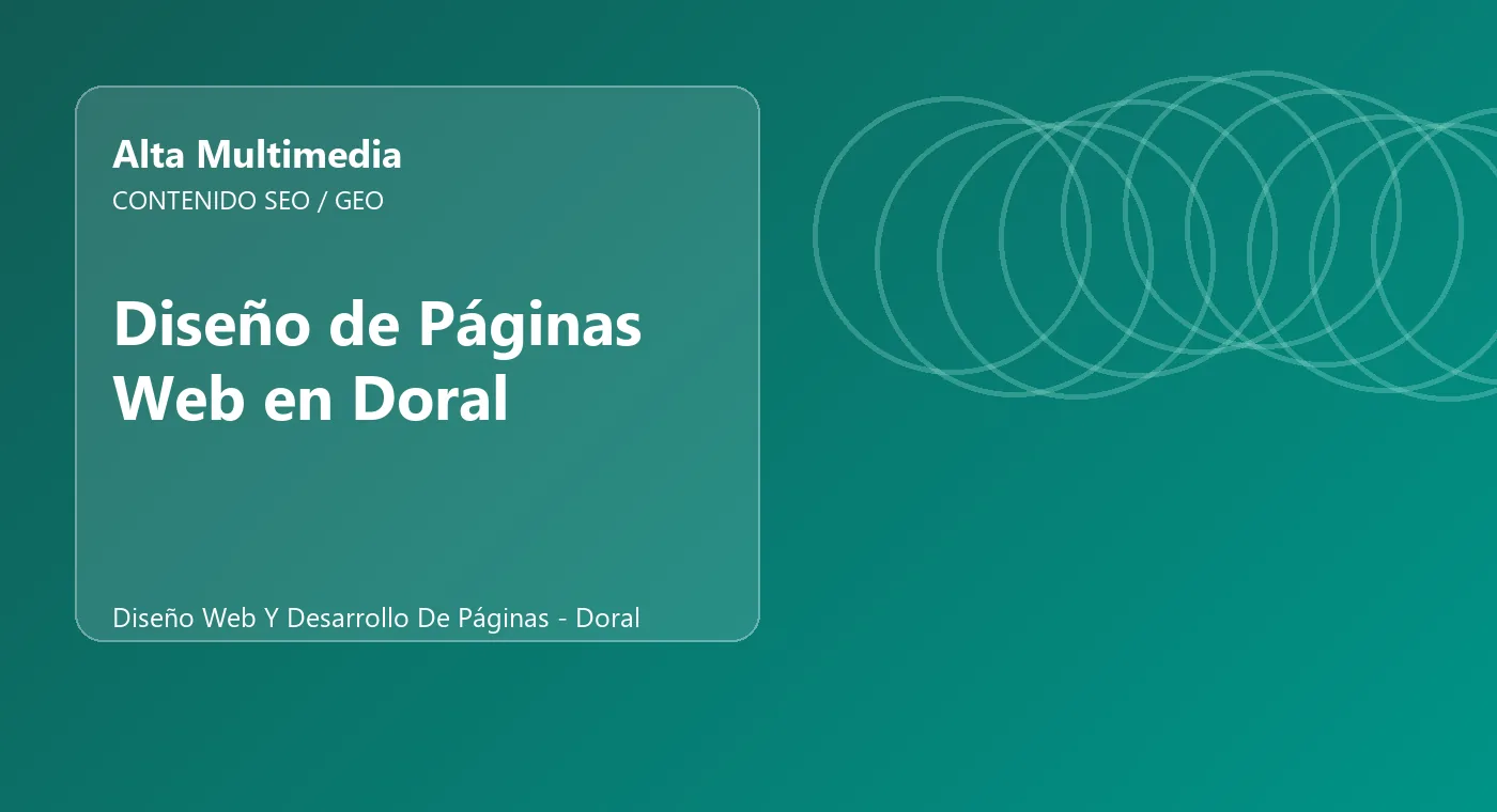 Diseño de Páginas Web en Doral