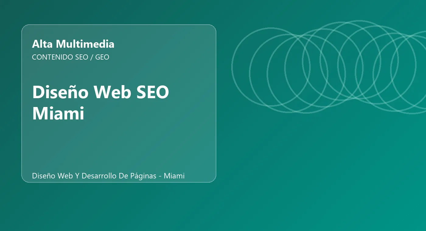 Diseño Web SEO Miami