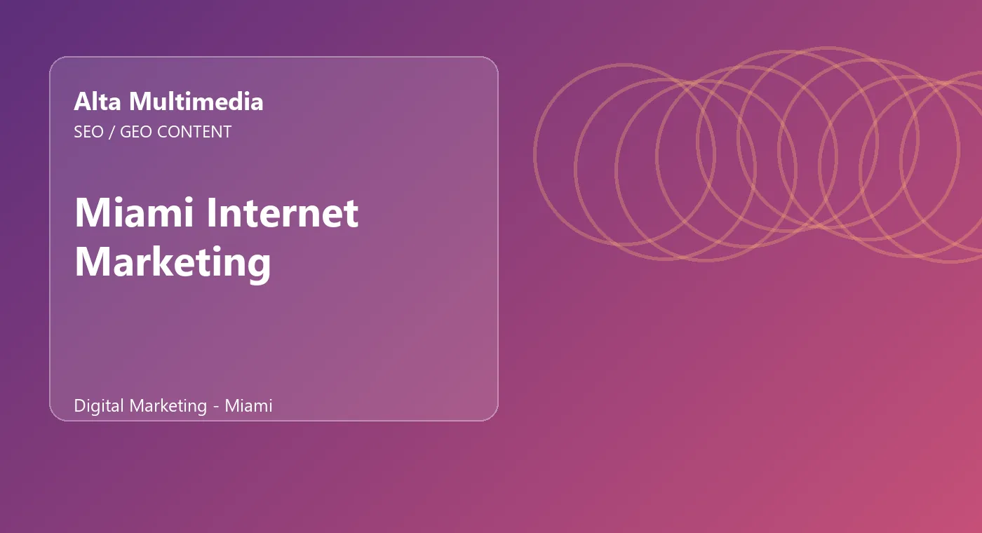 Miami Internet Marketing