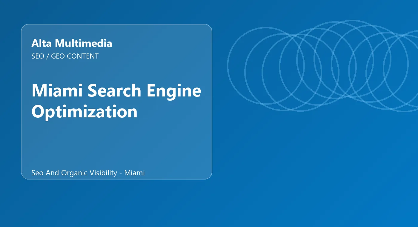 Miami Search Engine Optimization