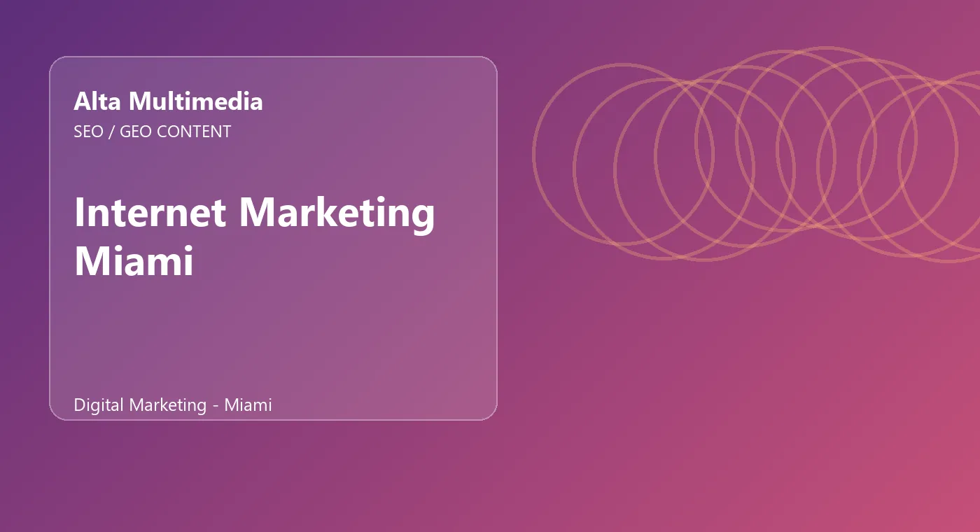 Miami Web Marketing