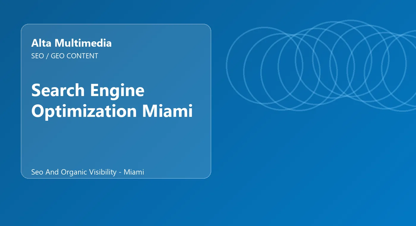 Search Engine Optimization Miami
