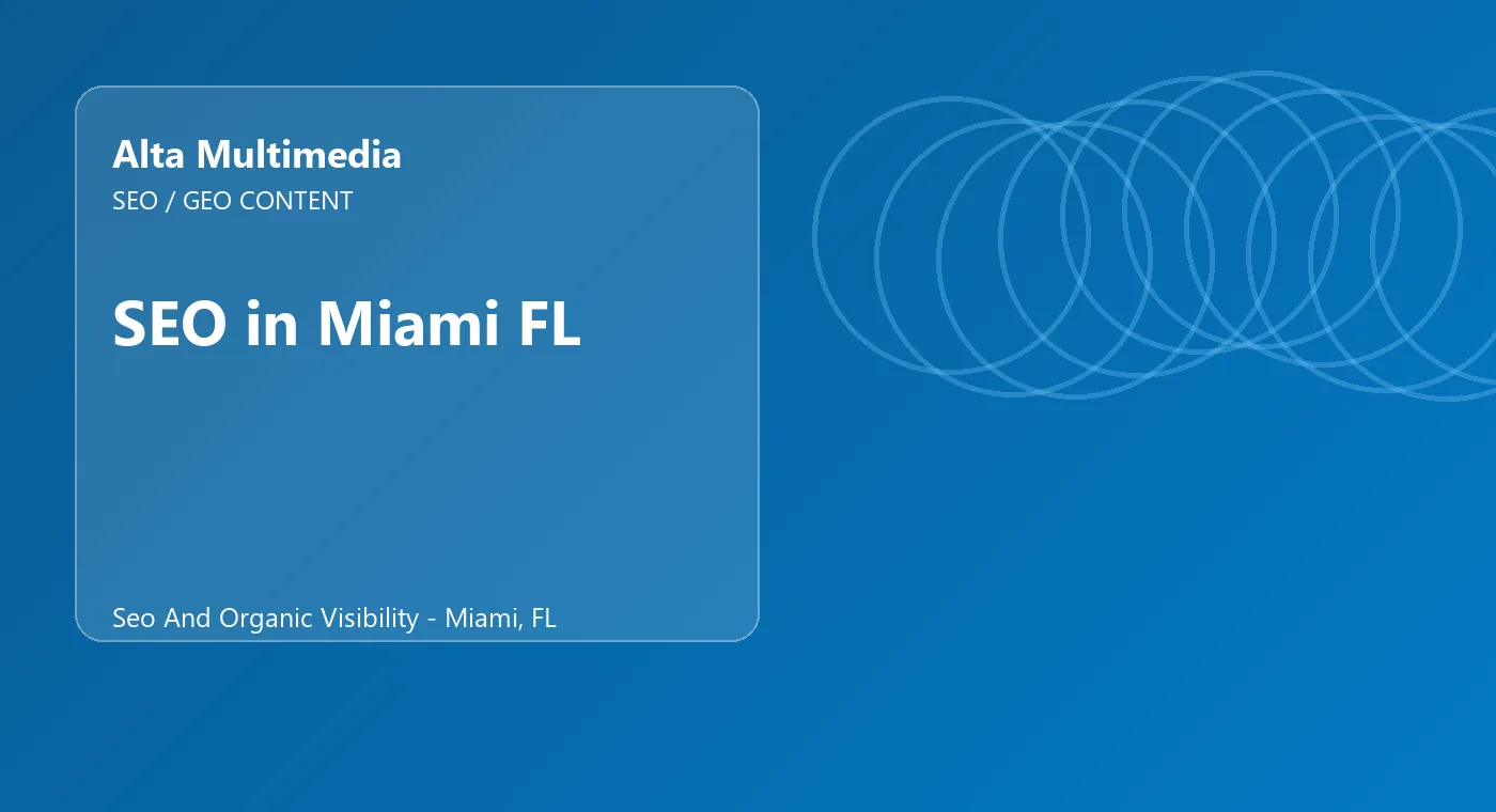 SEO Miami Florida